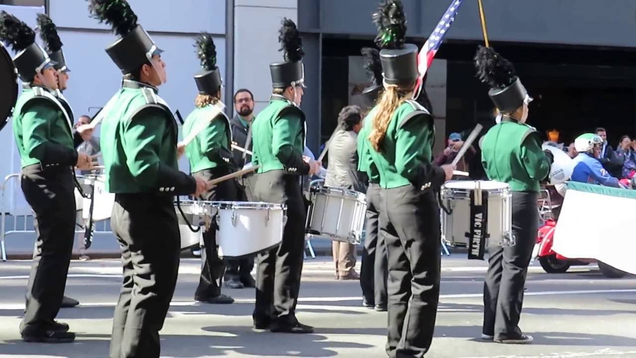 Wagner College Marching Band at Columbus Day Parade in NYC - October 10, 2016