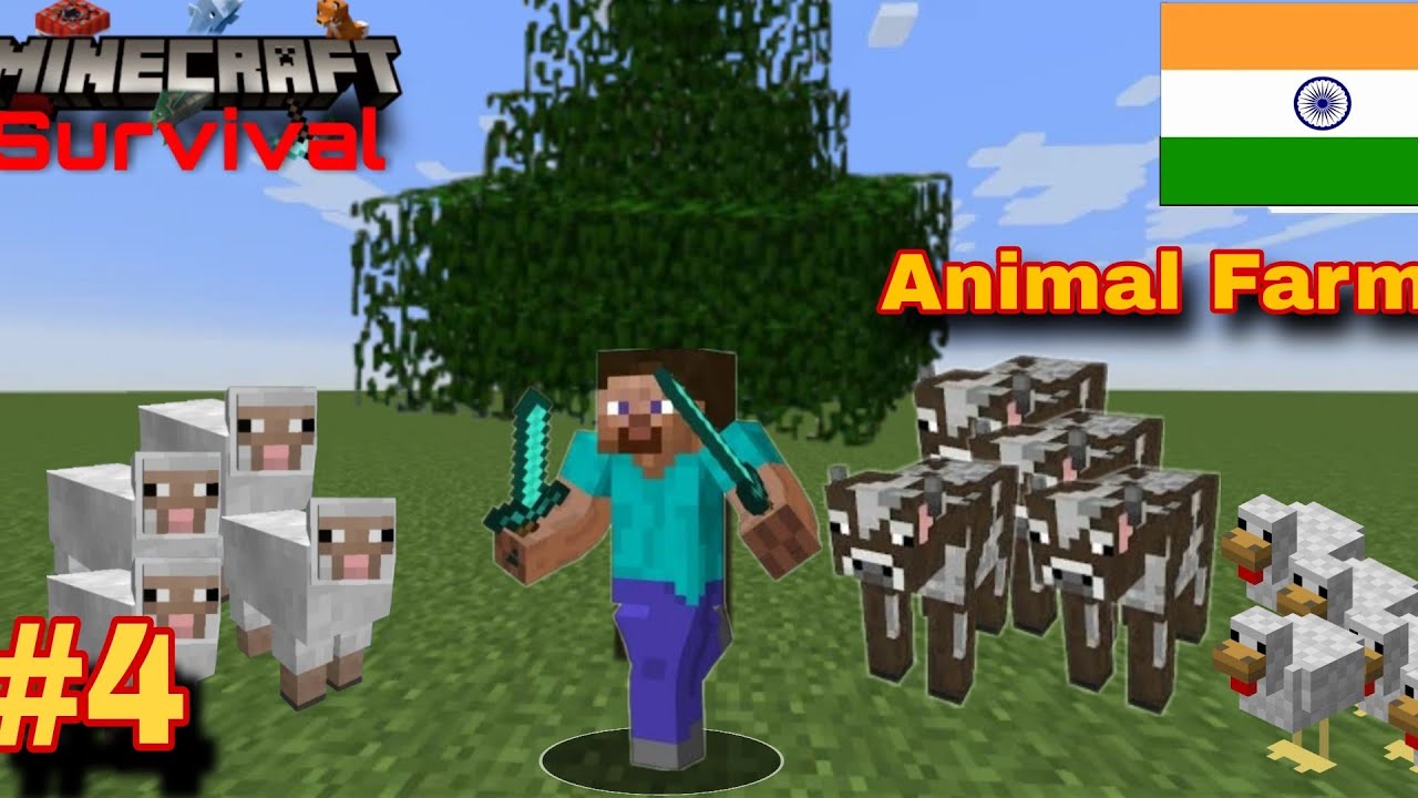I Made An Animal Farm In My Minecraft Survival World.Minecraft survival ...