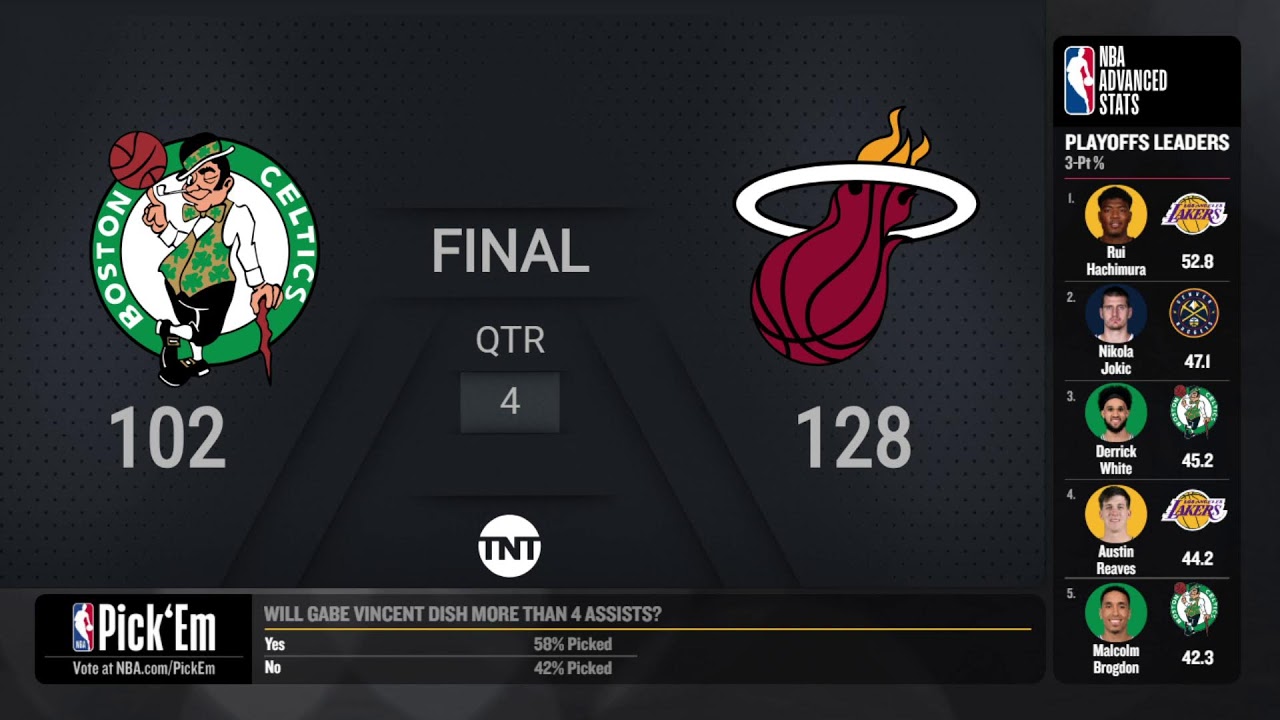 Celtics Heat Game 3 Conference Finals Live Scoreboard #NBAPlayoffs Presented by Google Pixel