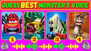💥 Guess Monster Voice McQueen Eater, Car Eater, Cursed Percy Reaction, Talking Tom Coffin Dance
