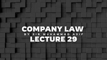 Claw Lectures By sir Muhammad Asif || Lecture 29