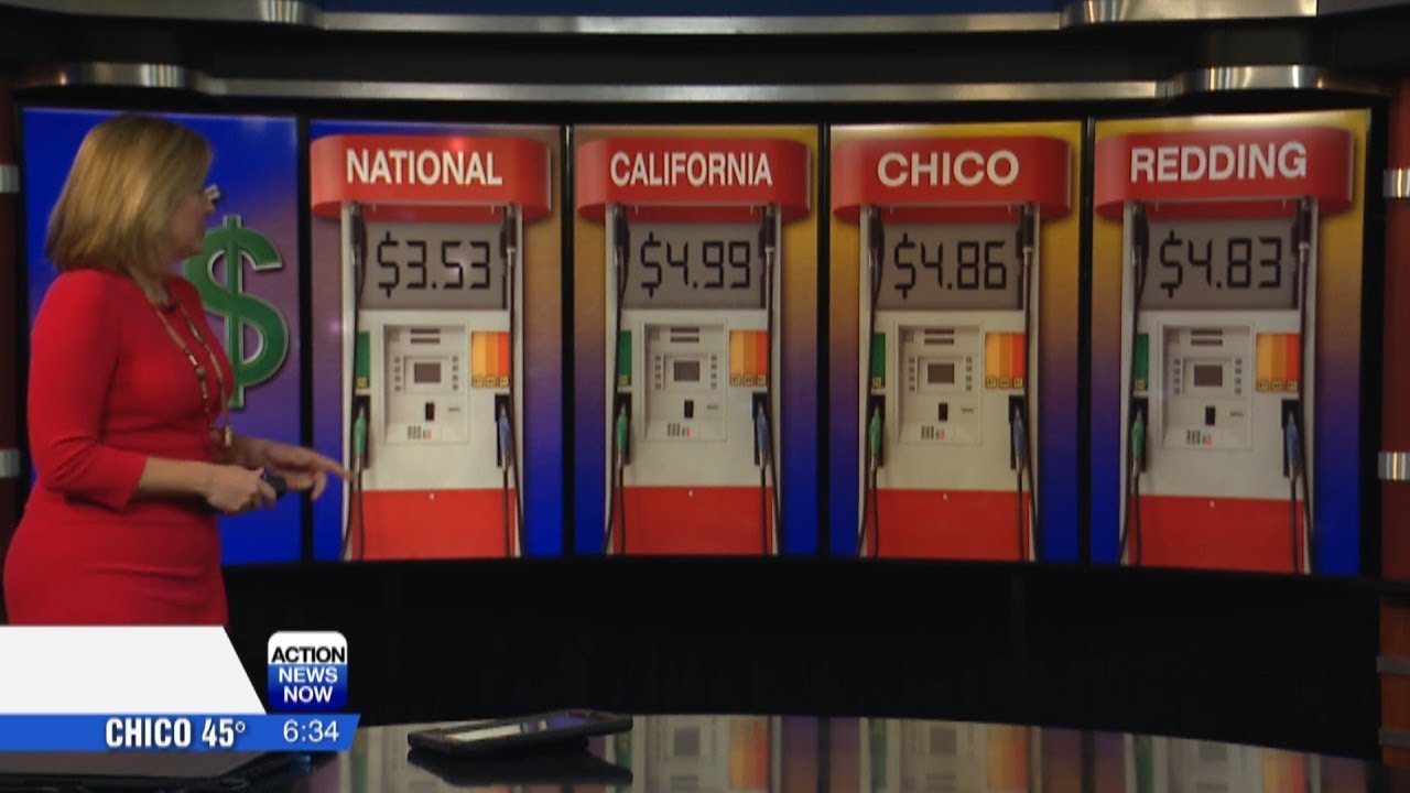 Gas prices rise in California - YouTube