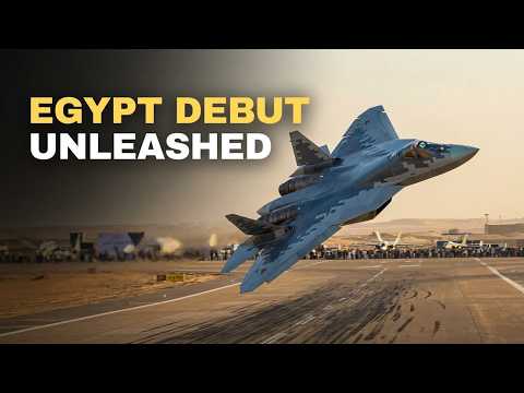 Russia’s Su-57 Makes Egypt Airshow Debut — Crowd Left Stunned!