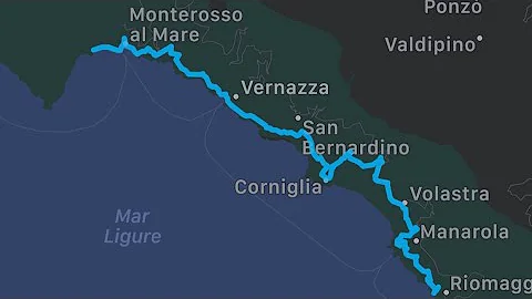 Quanto è lungo il sentiero delle Cinque Terre?