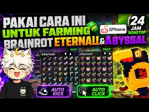 MY SECRET! 24/7 NONSTOP AUTO-FARMING ETERNAL & ABYSSAL BRAINROT! THE MOST EFFECTIVE UGPHONE METHO...