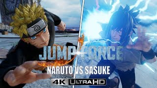 JUMP FORCE - Naruto VS Sasuke『4K - 60 Fps』