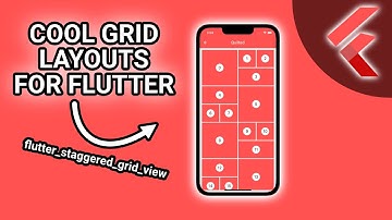 Flutter - Cool Grid Layouts For Your App  (flutter_staggered_grid_view) #Flutter #AppDevelopment