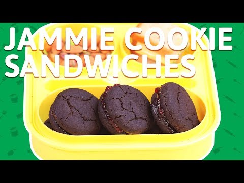 Jam Sandwich Cookies - Chocolate And Butter Cookies - Chocolate Cookies - Tiffin Recipe For Kids