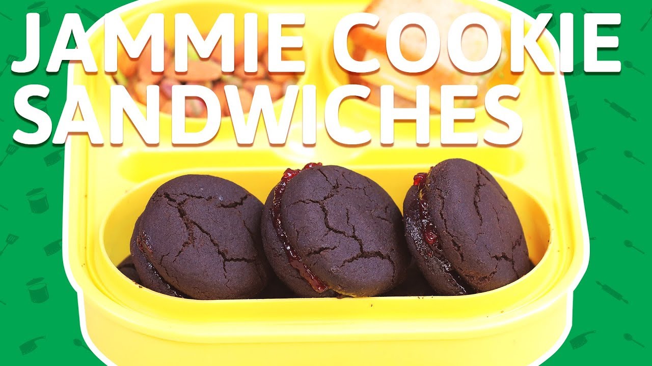 Jam Sandwich Cookies -  Chocolate And Butter Cookies - Chocolate Cookies - Tiffin Recipe For Kids | India Food Network