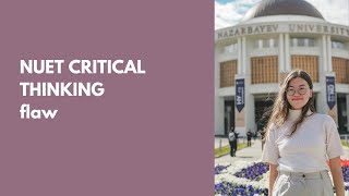 картинка: разбираем flaw | NUET Critical Thinking