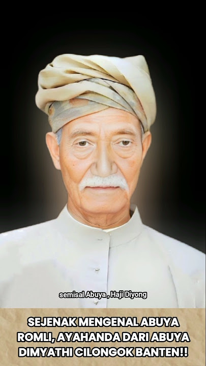 INILAH SOSOK ABUYA ROMLI, AYAH ABUYA DIMYATI CILONGOK! #abuyauci #banten #ulama #shorts #waliallah
