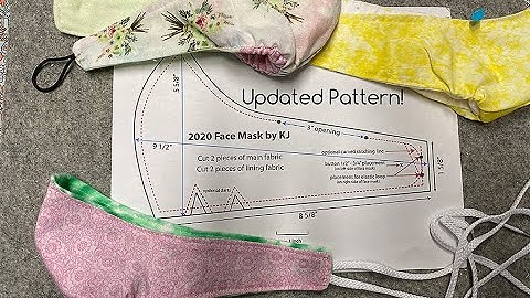 2020 Facemask Tutorial-UPDATED-not over the ears with a non-elastic option, added filter, nose wire.
