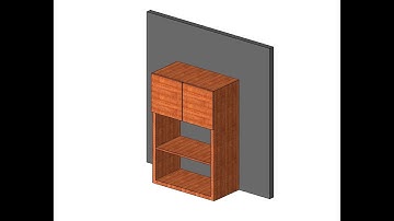 Revit Tutorial: Creating a cabinet by using extrusion and void extrusion tool