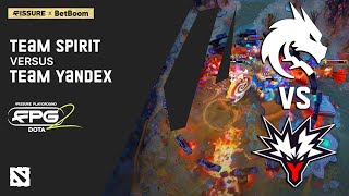 Team Spirit vs Team Yandex - Highlights | FISSURE Playground 2 - DOTA