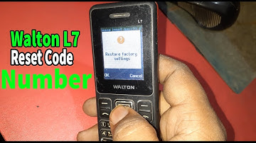 Walton L7 Reset Code Number || Walton Keypad Phone Factory Reset Password Number