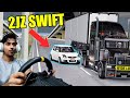 Suzuki swift drive on intense traffic  logitech g29  shifter gameplay  chief shifter