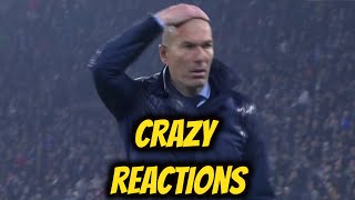 Zinedine Zidane As a Manager - Funny Moments \& Celebrations