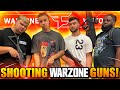 Nuke Squad SHOOTING WARZONE GUNS in Real Life! (AMAX, KAR98, MP5)