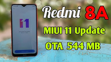 Miui 11 Update Redmi 8A