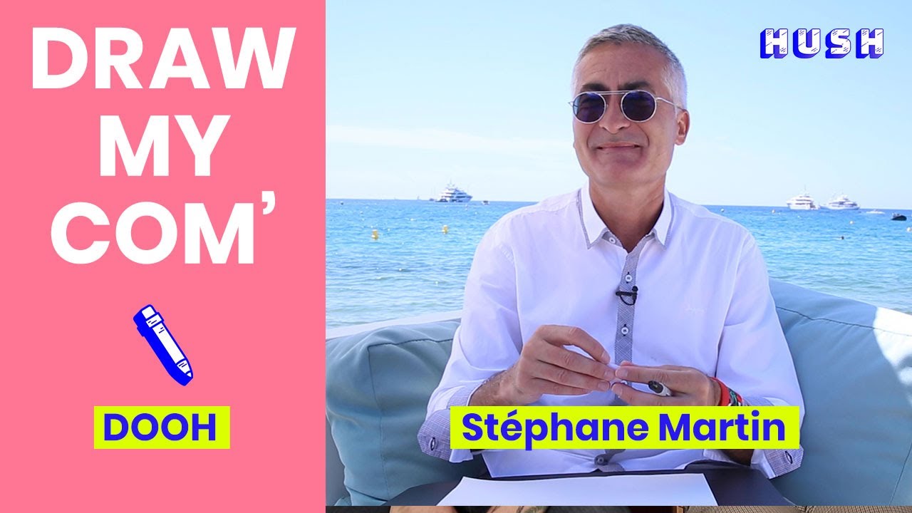 La définition de DOOH dessinée par Stéphane Martin