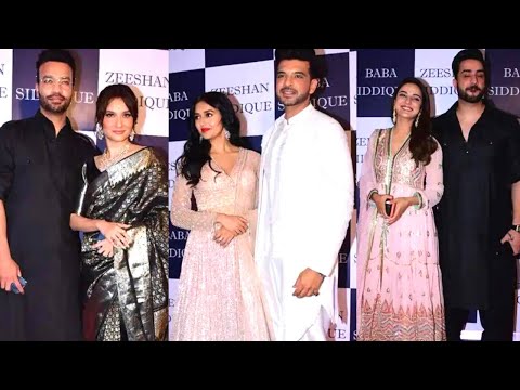 Power Couples Attend Baba Siddique's Iftaar Bash 2022 | #tejran #jasly #anvik