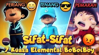 Sifat 7 Kuasa Elemental BoBoiBoy