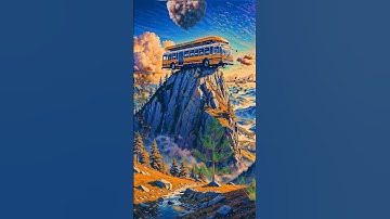 Nature Exploration | Travel Discovery | Bus Art #youtubeshorts #bus #art #nature