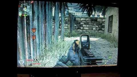 COD MW2 NUKE on Crash with only 4 Rifle gun kills!  Claymore Madness!