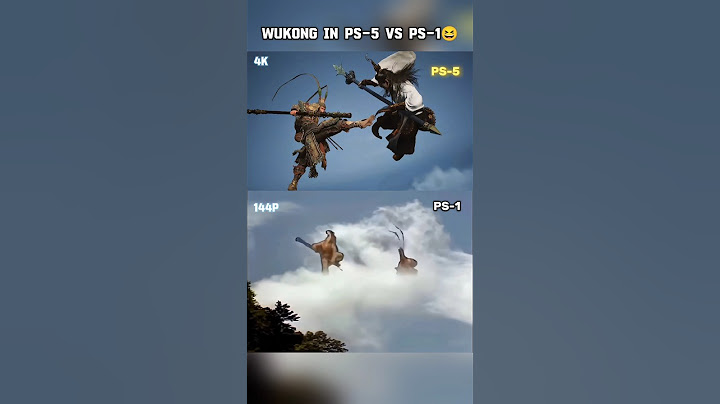 Black Myth: Wukong in PS5 Vs PS1😆