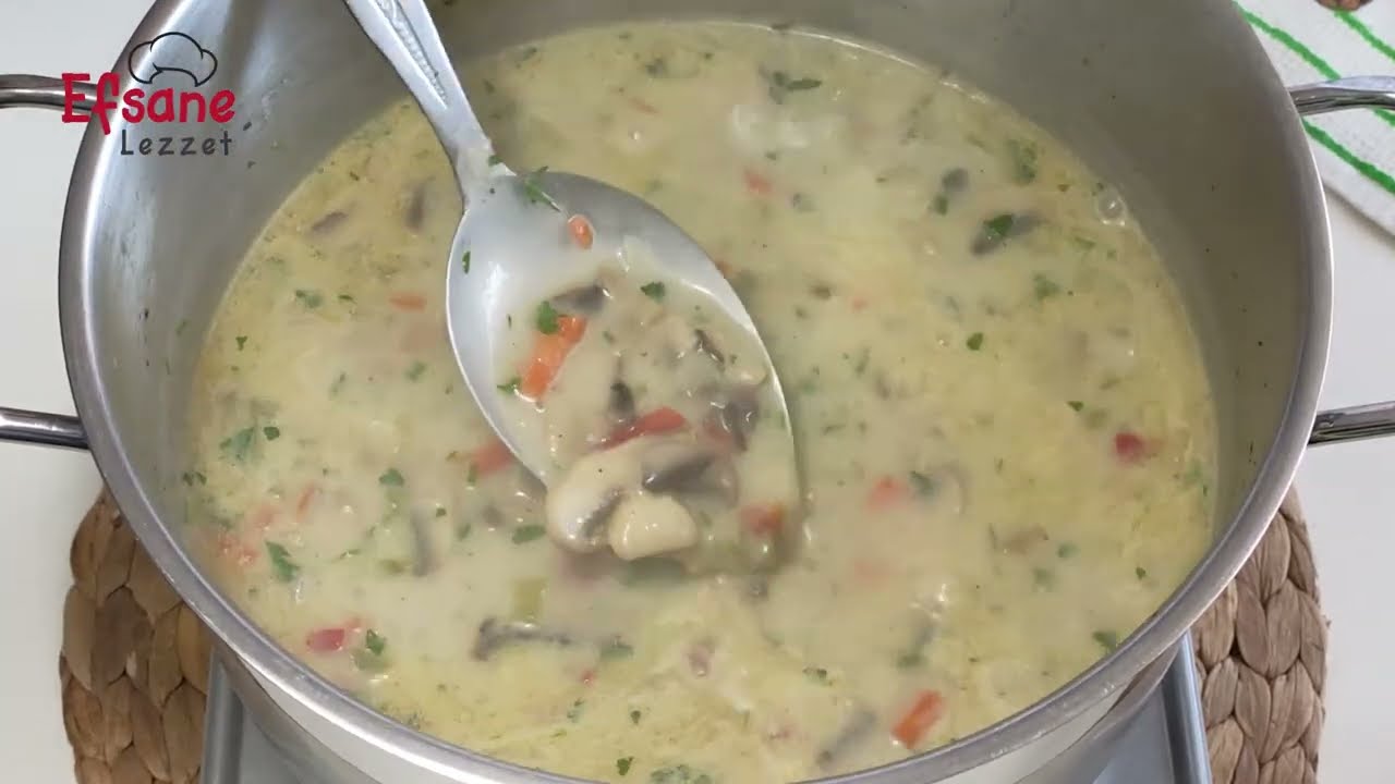 Bu kadar lezzetli bir çorba hiç yemedim! En kolay yemek tarifi! #asmr Bu kadar lezzetli bir çorba hiç yemedim! En kolay yemek tarifi! #asmr