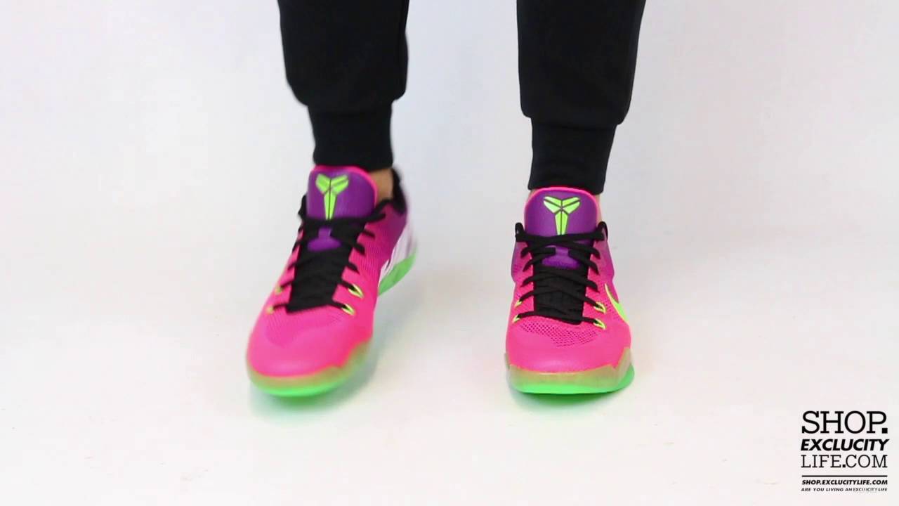 検索リンク追記☆9月15日発売☆Nike 11 “Mambacurial” Pink Flash/Action Green-Red Plum 836183-635 【ナイキ コービー１１ＥＭ】 – Sneaker