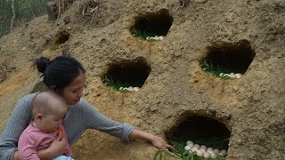 Daily Life of a 17 Year Old Single Mother - Harvesting Cabbage & Making Potholes by Ly Tieu Ca  773,507 views 2 months ago 28 minutes
