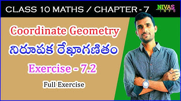 Coordinate Geometry | Class – 10th Maths | Chapter – 7 | Exercise – 7.2 | Full Exercise | Nivas Info