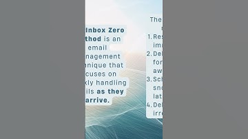 Email Mastery: Inbox Zero Technique