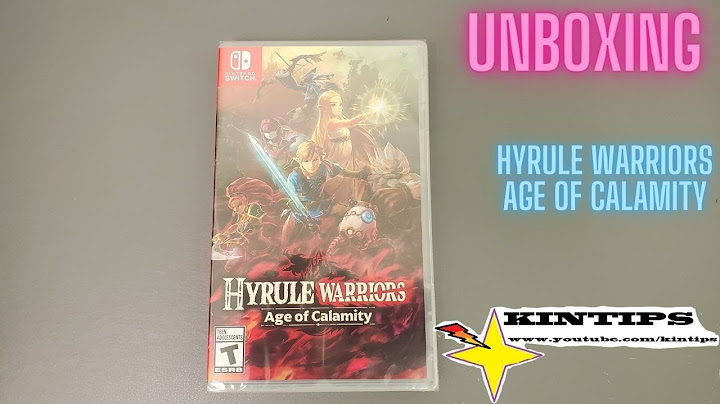 Kintips Unboxing Hyrule Warriors Age of Calamity Nintendo Switch Omega force Tecmo Koei