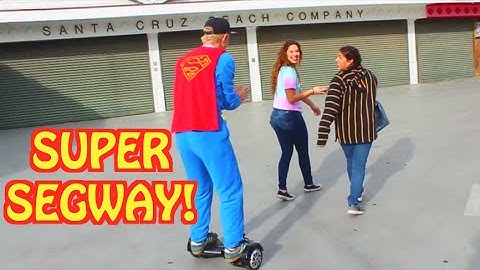 Super Segway | HOVERBOARD PUBLIC PRANK! (Self balancing scooter) | Garrett Ginner