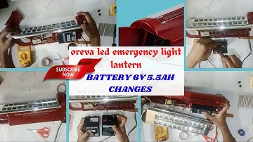 How to change emergency light battery / replace emergency Led light / how to repair