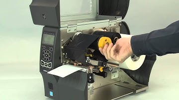 วิธีใส่กระดาษ Ribbon and Media Loading ปริ้นเตอร์ ZT410 & ZT420 Zebra printers Zebra