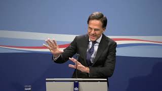 Integrale persconferentie van minster-president Mark Rutte van 8 juli 2022