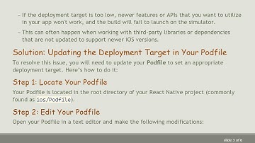 Resolving IPHONEOS_DEPLOYMENT_TARGET Issues in React Native iOS Simulator