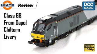 Review: Dapol Class 68 4D-022-003S No.68010 in Chiltern Railways livery and factory DCC sound screenshot 2