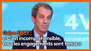Les 4 Vérités - Christophe Fanichet : "Cette grève est incompréhensible et incomprise des Français."