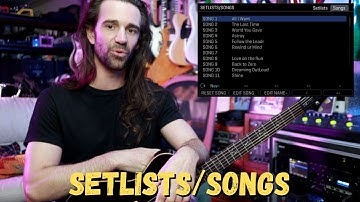 Axe-Fx III Setlists/Songs