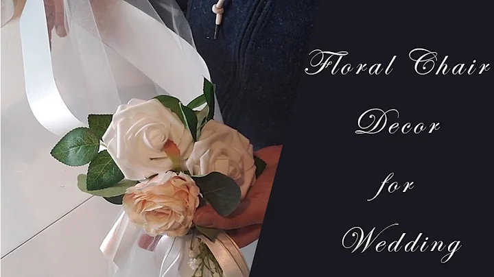 DIY Floral Chair Decor for Wedding / Aisle Décor