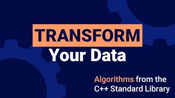 transform and for_each - Algorithms from the C++ standard library