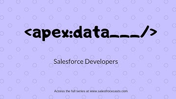 13. Visualforce apex:data tags