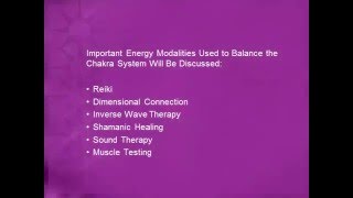 Intuitive Angels - Chakra Workshop