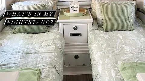 Oliver Legacy Elite II. Whats in my nightstand?