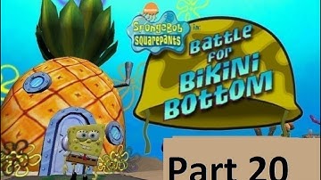 Lets Play Spongebob Battle For Bikini Bottom part 20: clean up