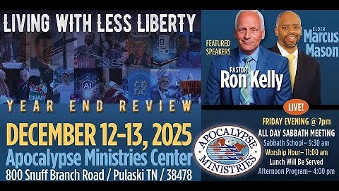 Sabbath Afternoon: Year End Review 2025